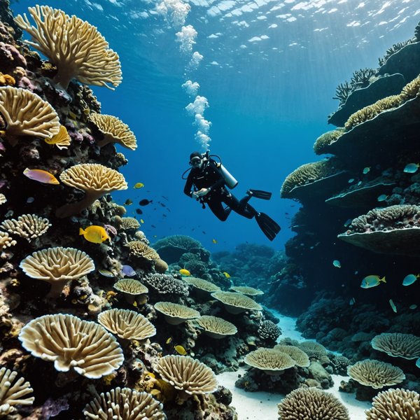 Comment organiser une expédition de plongée sous-marine pour explorer les récifs coralliens de la mer de Corail, Australie : équipements et sites ?